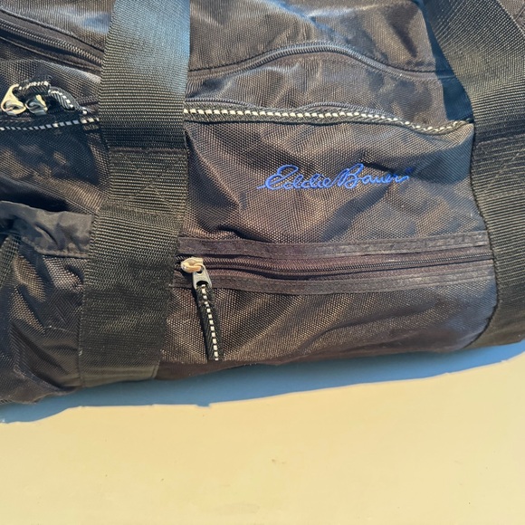 Eddie Bauer Black Travel Duffel Bag - Picture 5 of 8